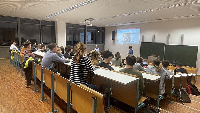 Öffentliche Vorlesung von Prof. Todd (Foto: Annalena Rodenberg)